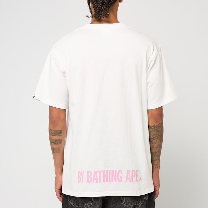 A Bathing Ape ABC Camo Ape Face Sta Tee white/pink wit 87773 4