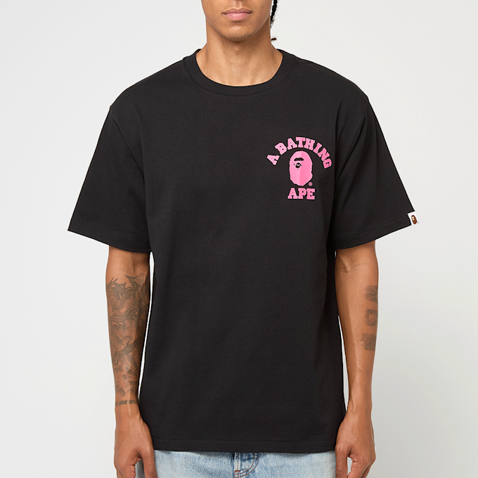 A Bathing Ape ABC Camo College ATS Tee schwarz 89427 2