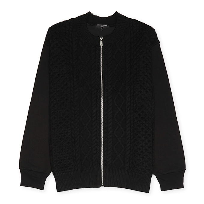 Comme des Garcons Homme Custom Slim Fit Jersey Crewneck T-Shirt schwarz 87314 1