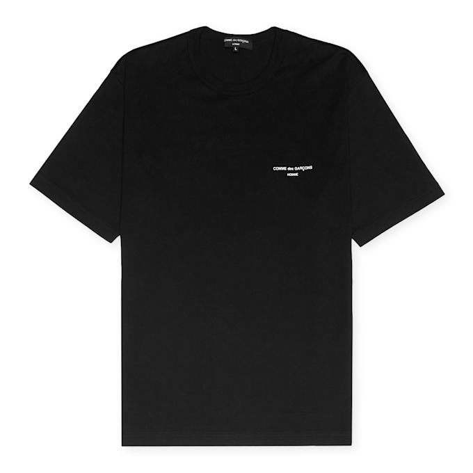 Comme des Garcons Homme T-Shirt aus Baumwolle schwarz 87309 1