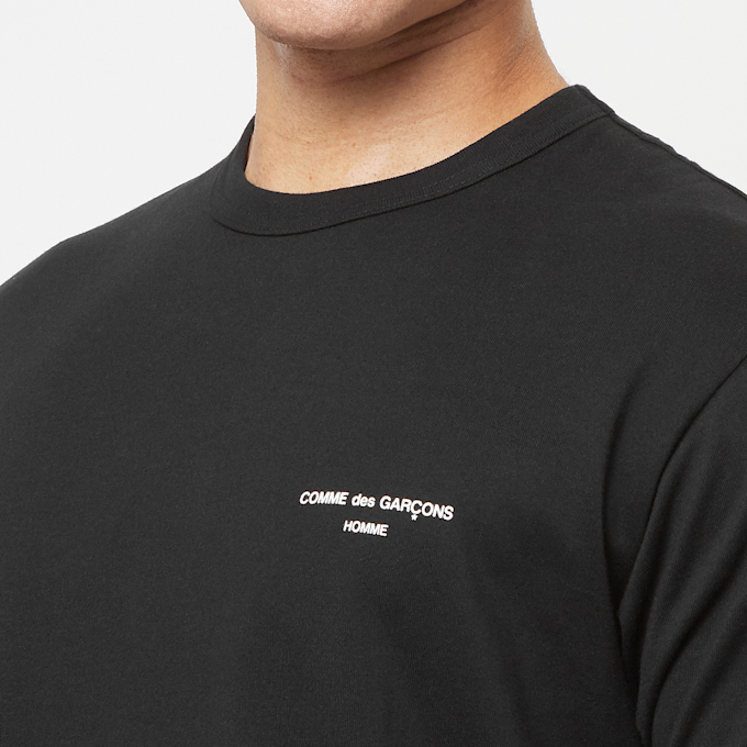 Comme des Garcons Homme T-Shirt aus Baumwolle schwarz 87309 5