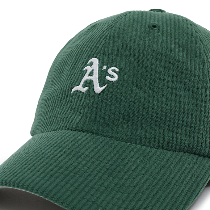 '47 MLB Oakland Athletics Cord Base Runner Clean Up Cap grün 89749 4