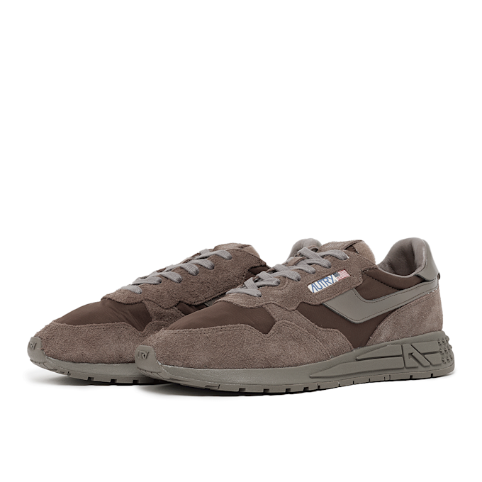 Autry Reelwind Low Man suede/net ecru/rubwine brown 85730 1