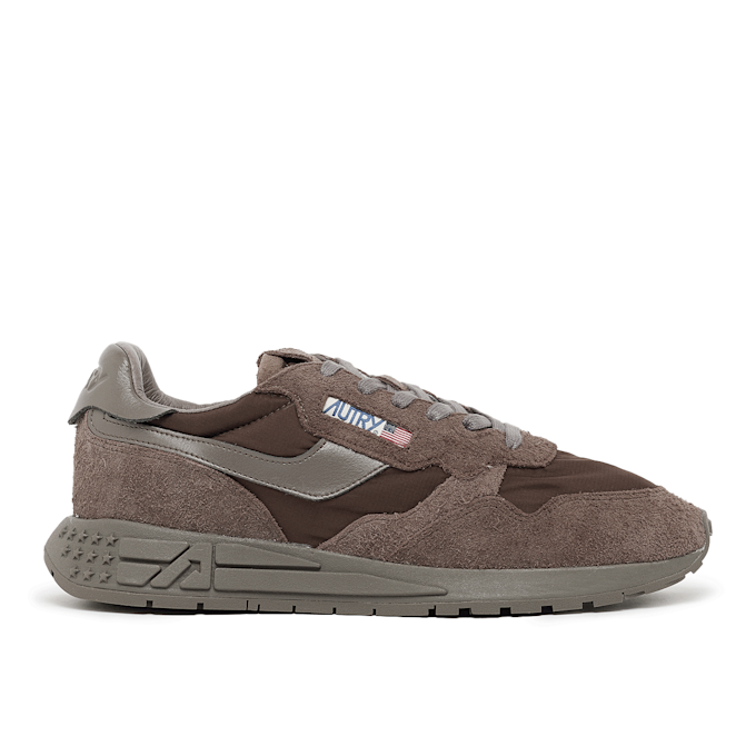 Autry Reelwind Low Man suede/net ecru/rubwine brown 85730 2