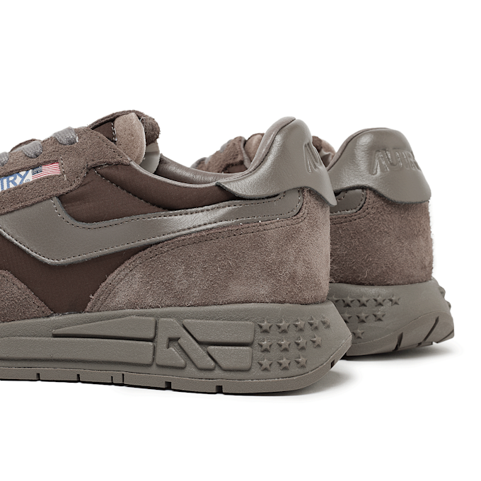 Autry Reelwind Low Man suede/net ecru/rubwine brown 85730 5