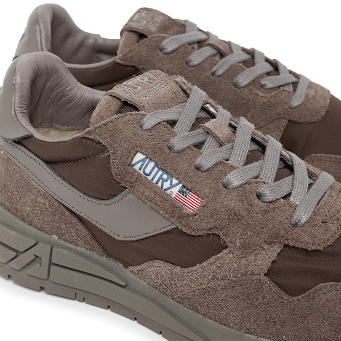 Autry Reelwind Low Man suede/net ecru/rubwine brown 85730 6