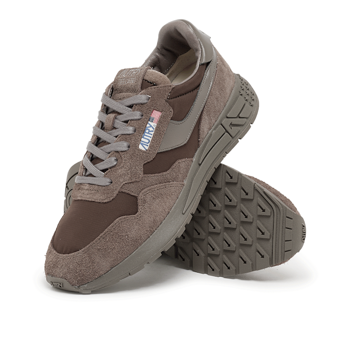 Autry Reelwind Low Man suede/net ecru/rubwine brown 85730 7