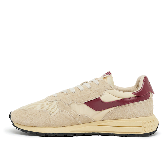 Autry Reelwind Low Man suede/net ecru/rubwine beige 87388 3
