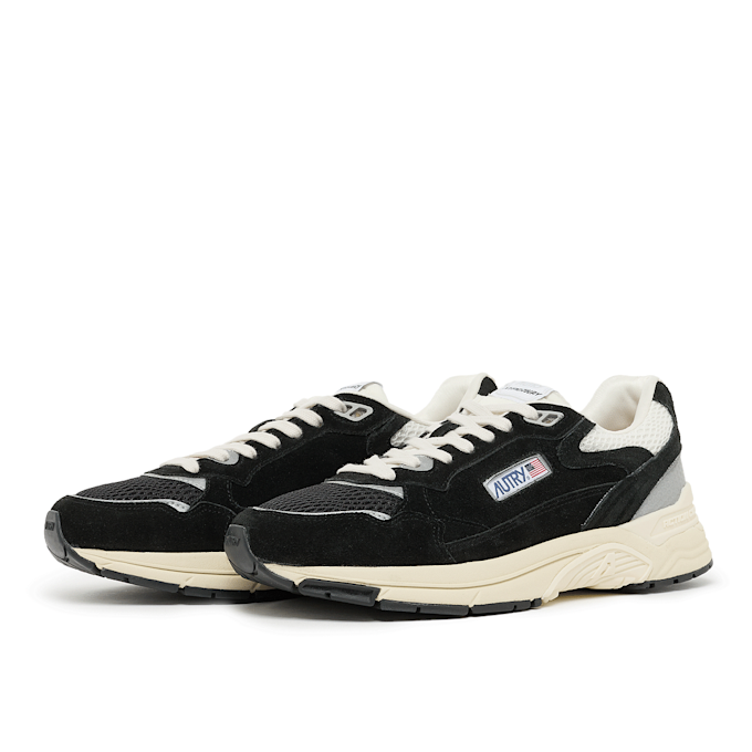 Autry Hyperway Low Man Suede Mesh white/silver schwarz 85742 1