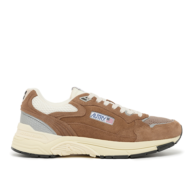Autry Hyperway Low Man Suede Mesh white/silver braun 87394 2