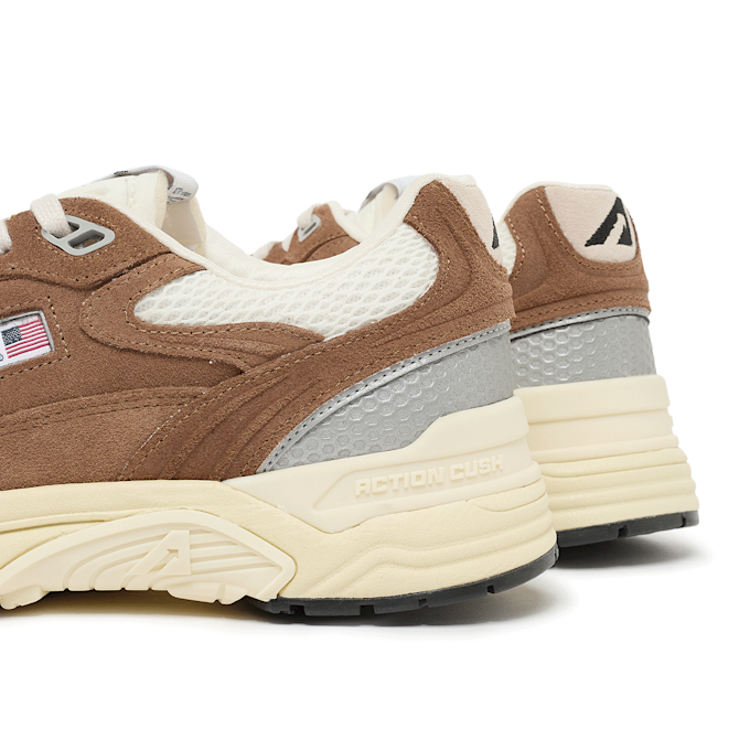 Autry Hyperway Low Man Suede Mesh white/silver brown 87394 5