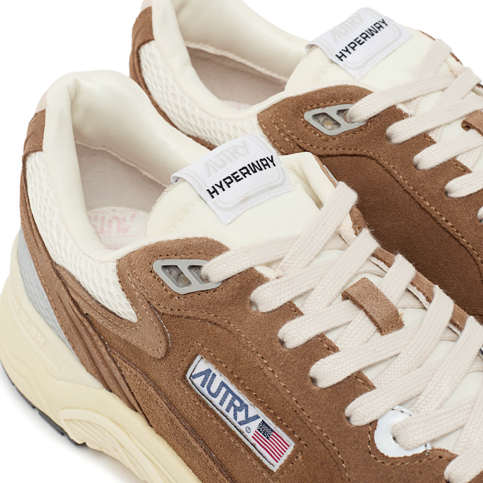 Autry Hyperway Low Man Suede Mesh white/silver braun 87394 6