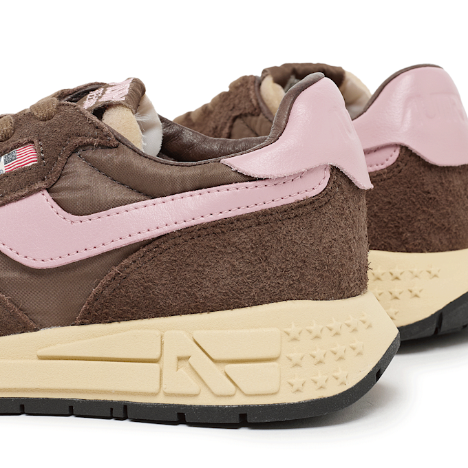 Autry Wmns Reelwind Low Suede Net plugh/zephyr braun 88516 5