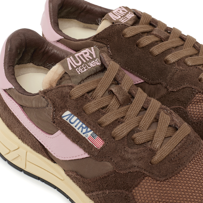 Autry Wmns Reelwind Low Suede Net plugh/zephyr braun 88516 6