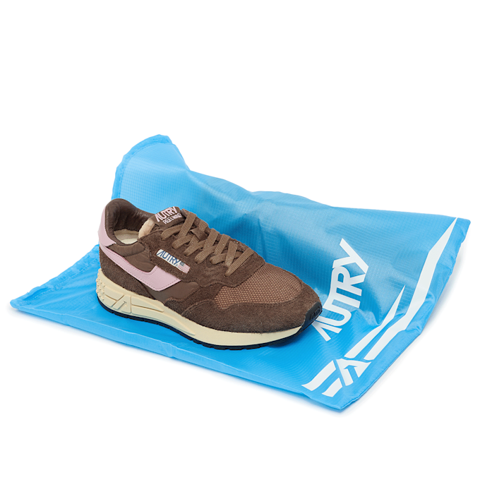 Autry Wmns Reelwind Low Suede Net plugh/zephyr braun 88516 8