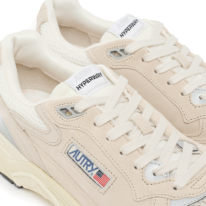 Autry Wmns Hyperway Low Suede Mesh black/silver beige 85740 6