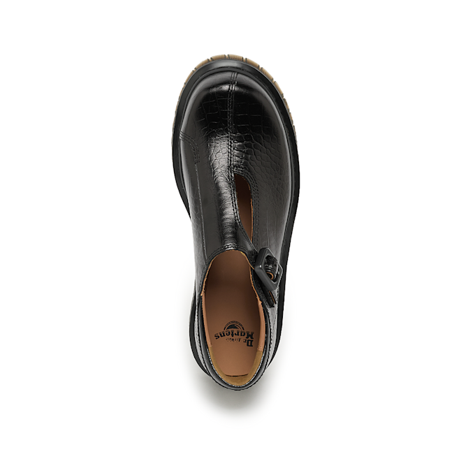 Dr. Martens Rejena Mary Jane Croc Emboss zwart 89261 4