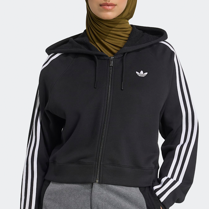 adidas Originals 3S Zip Hoodie schwarz 86368 2