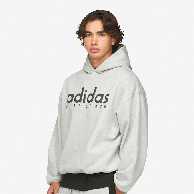 adidas Originals x Fear of God Athletics Heather Fleece Hoodie grijs 85840 2