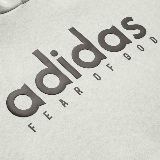 adidas Originals x Fear of God Athletics Heather Fleece Hoodie grijs 85840 4