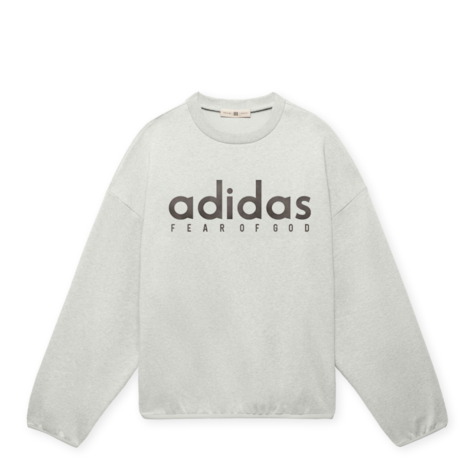 adidas Originals x Fear of god Athletics Heather Fleece Crewneck grau 87449 1