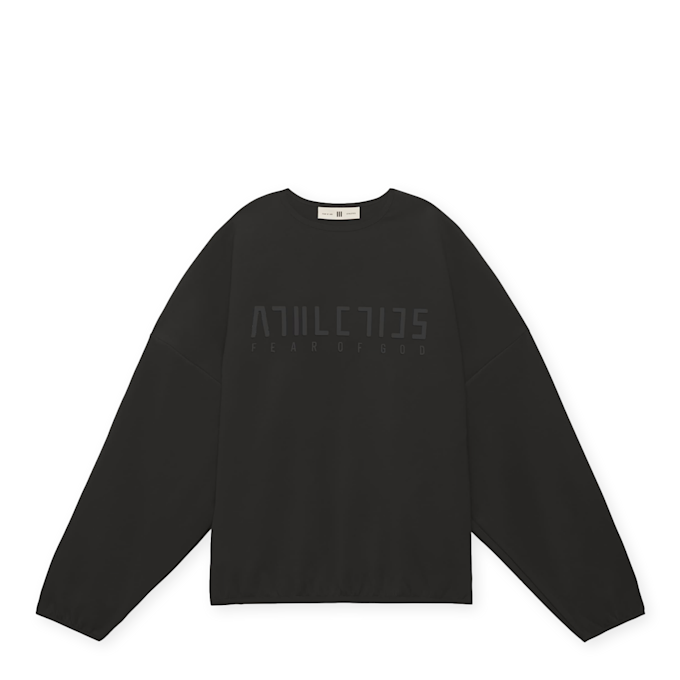 adidas Originals x Fear of god Athletics Suede Fleece Crewneck black 90583 1