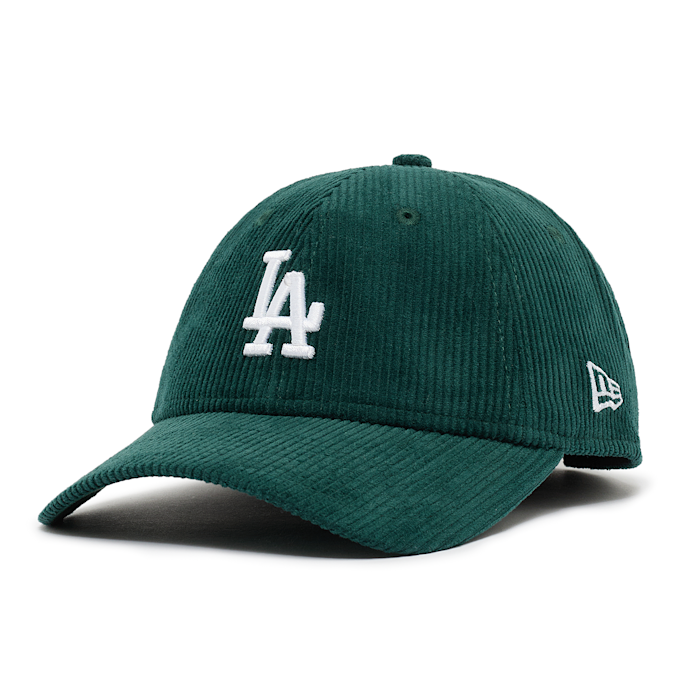 New Era Cord 9Twenty Los Angeles Dodgers dkg green 90460 1