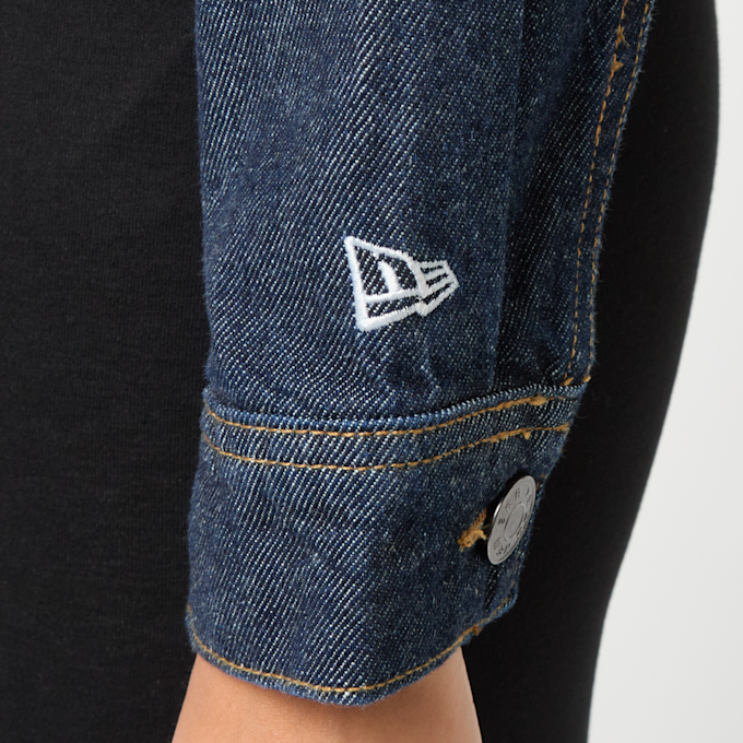 New Era Wmns MLB New York Yankees Denim Jacket blauw 86620 7