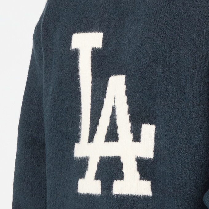 New Era MLB Knit Sweater Los Angeles Dodgers nvy blue 86622 5