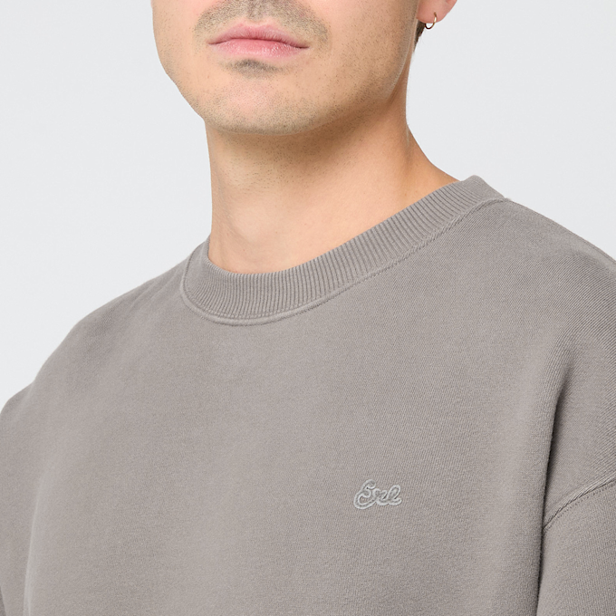 ERL Unisex ERL Script Crewneck Sweater Knit grau 86647 5