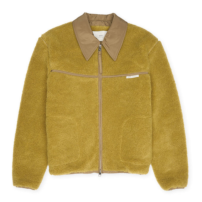 AMI PARIS Veste Zippee geel 87989 1