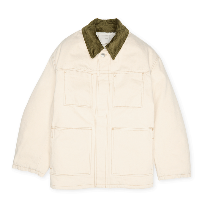 AMI PARIS Veste Worker beige 86665 1