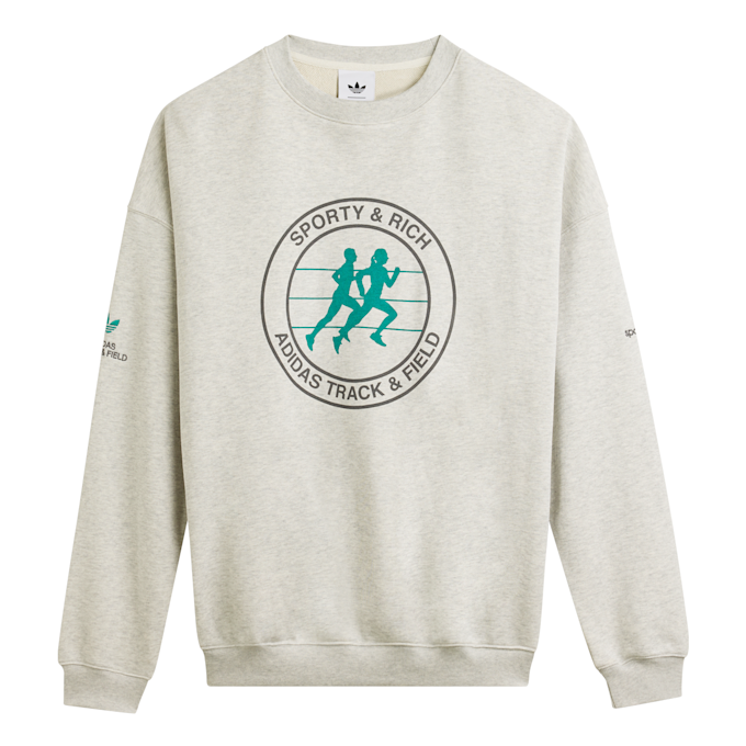adidas Originals x Sporty & Rich Sweater grey 89308 1
