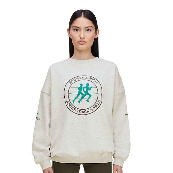 adidas Originals x Sporty & Rich Sweater grey 89308 2