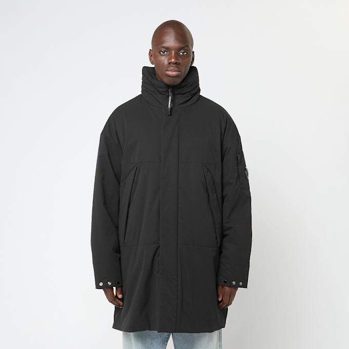 C. P. Company Outerwear Long Jacket In Pro-Tek black 90409 2