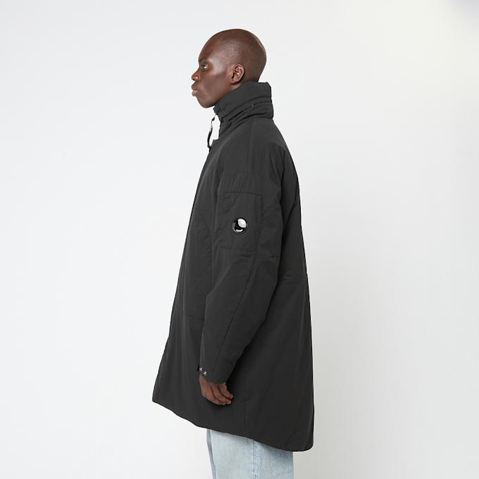C. P. Company Outerwear Long Jacket In Pro-Tek black 90409 3