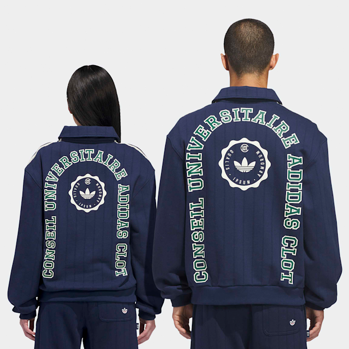 adidas Originals x Clot by Edison Chen Quarter Zip Sweater blauw 88014 3