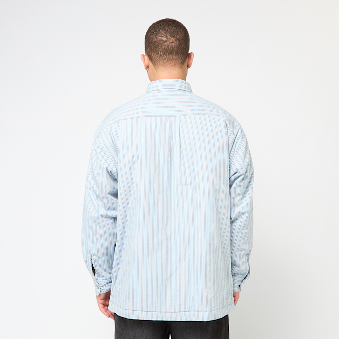 Carhartt WIP Grimsby Shirt Jac grimsby stripe, saguaro blauw 88018 4