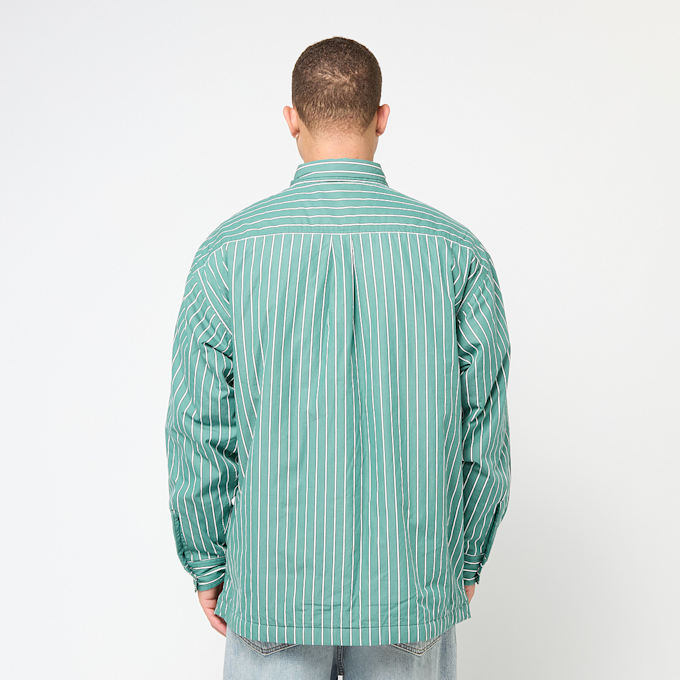 Carhartt WIP Grimsby Shirt Jac grimsby stripe, saguaro groen 90884 4