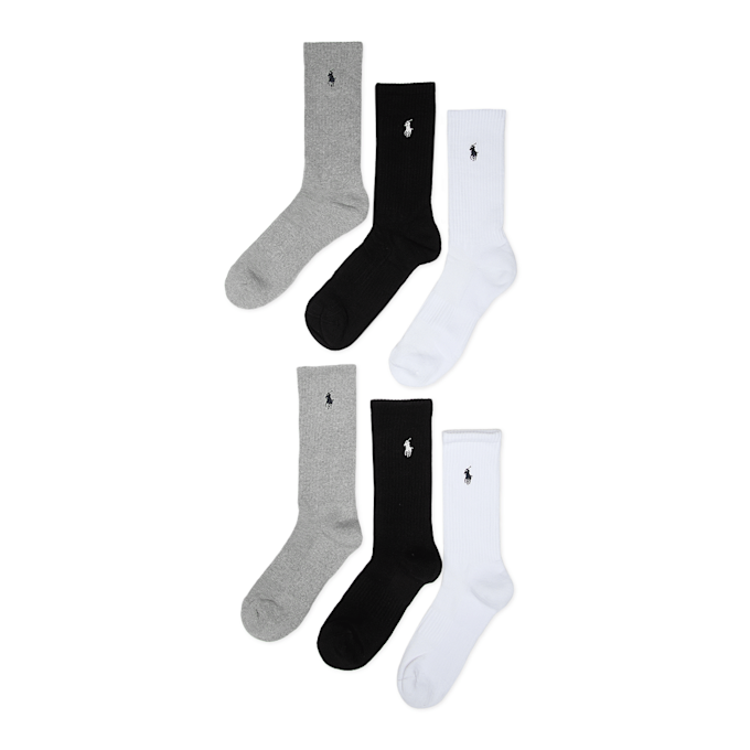 Polo Ralph Lauren Crew Socks 6-Pack multi-colour 91373 1