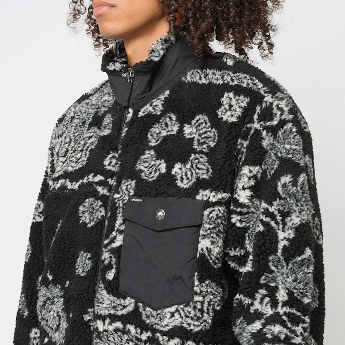 Polo Ralph Lauren Longsleeve Full Zip Jaquard schwarz 91375 5