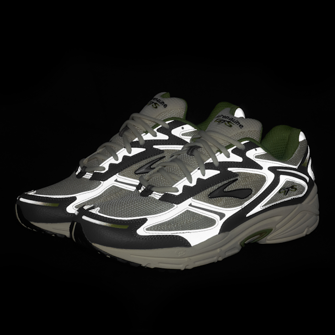 Brooks Adrenaline GTS 4 (unisex) white/black/green beige 92653 8