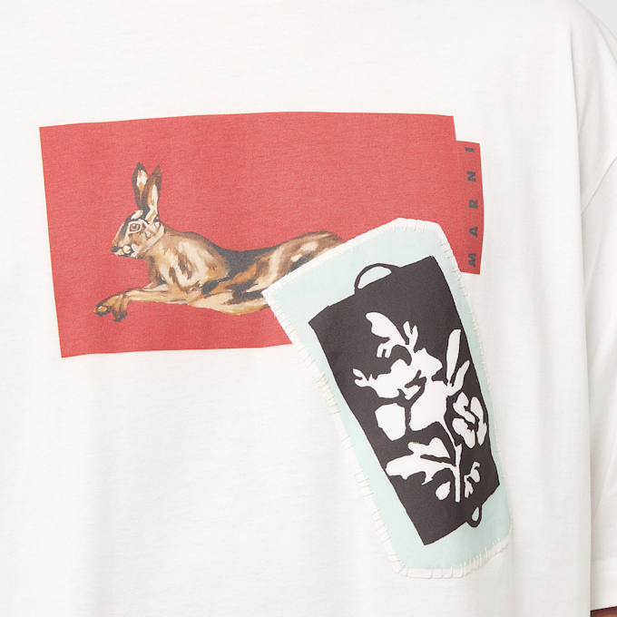 Marni T-Shirt white 92737 5