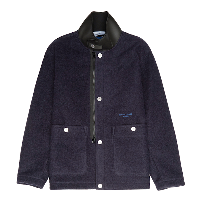 Stone Island Jacket Main Unisex Felt Vortex blauw 92815 1