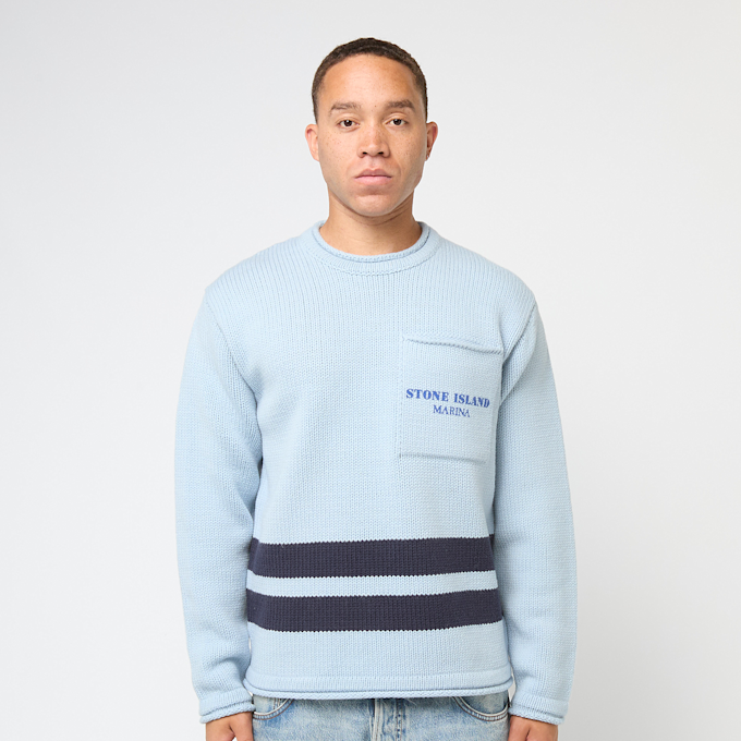 Stone Island Crewneck blue blau 92811 2