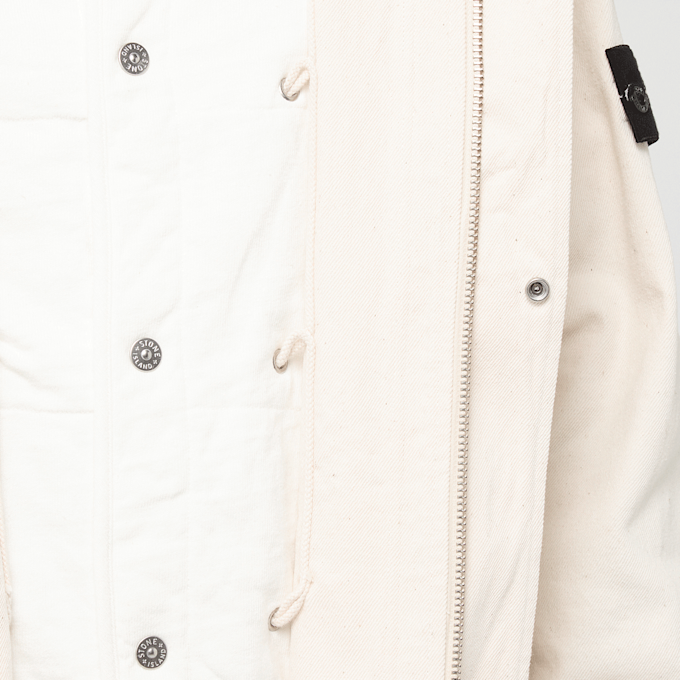 Stone Island Short Parka ivory beige 92817 8