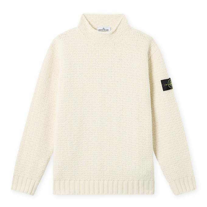 Stone Island Crewneck ivory beige 92840 1