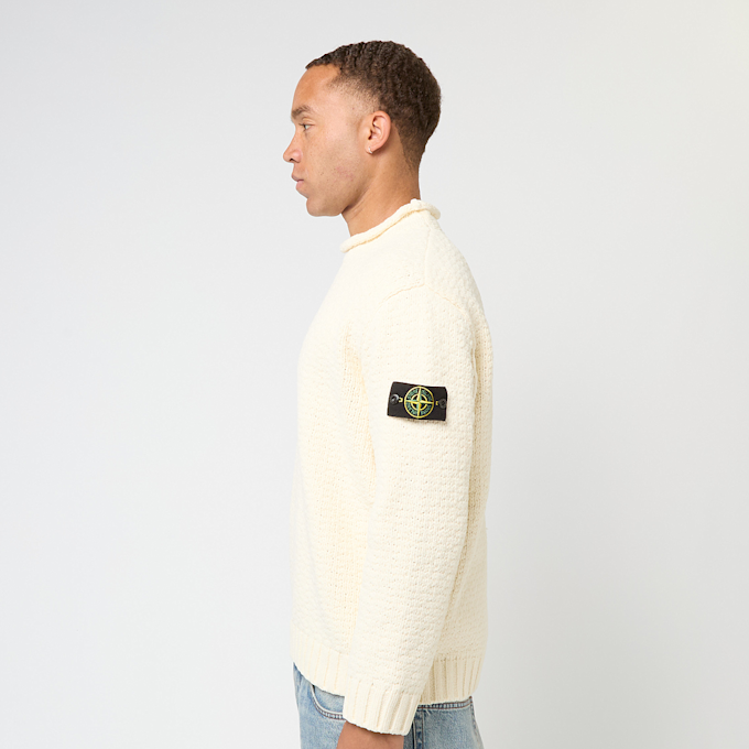 Stone Island Crewneck ivory beige 92840 3