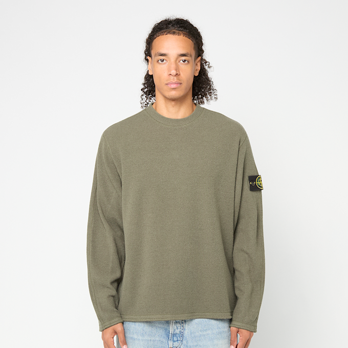 Stone Island Sport-Sweatshirt mit Colorblock-Streifen grün 92838 2