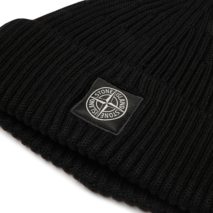 Stone Island Beanie black 92845 3